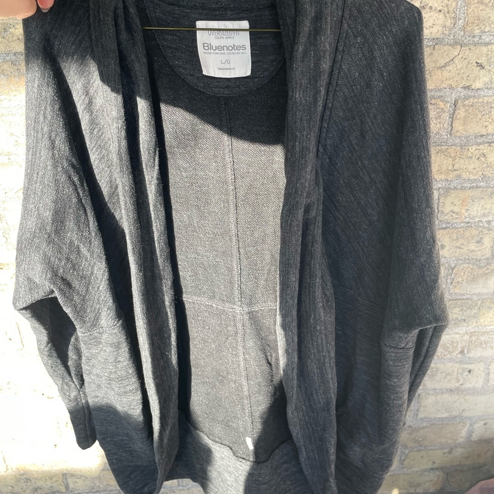 Bluenotes Men's Charcoal Cardigan